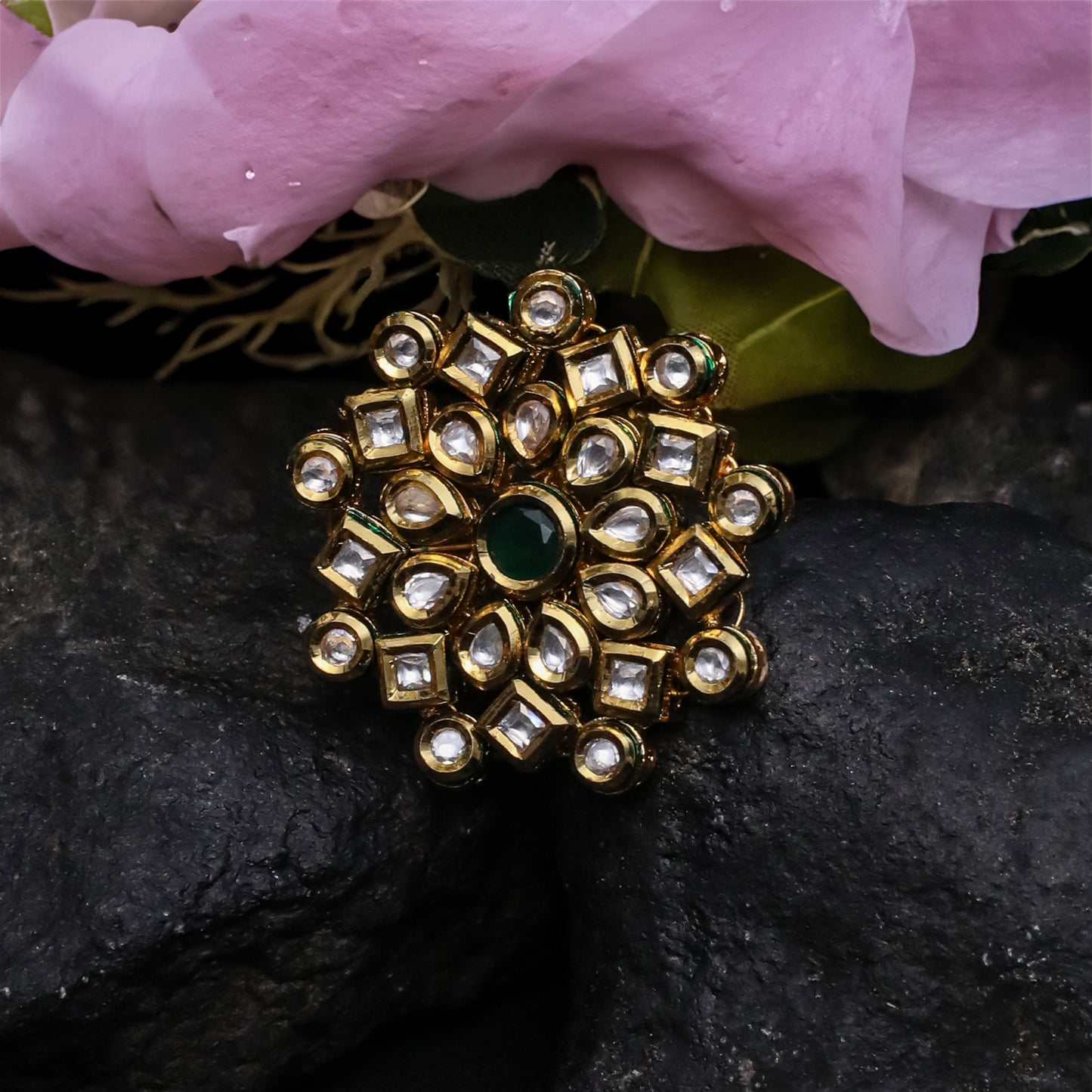 Tasha Kundan Ring