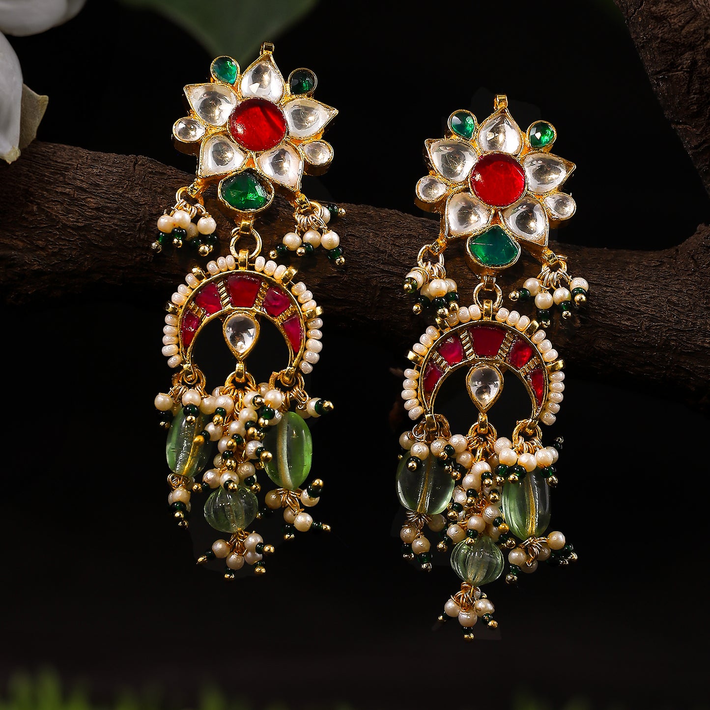 Mitali Kundan Earrings