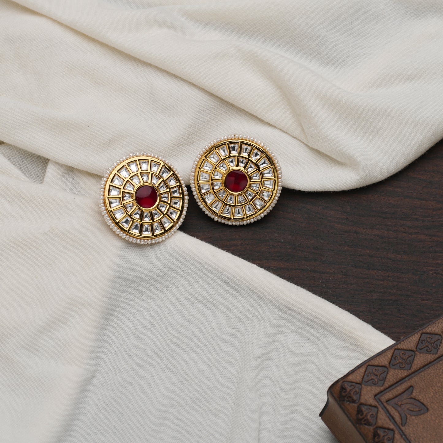 Ziva Kundan Earrings