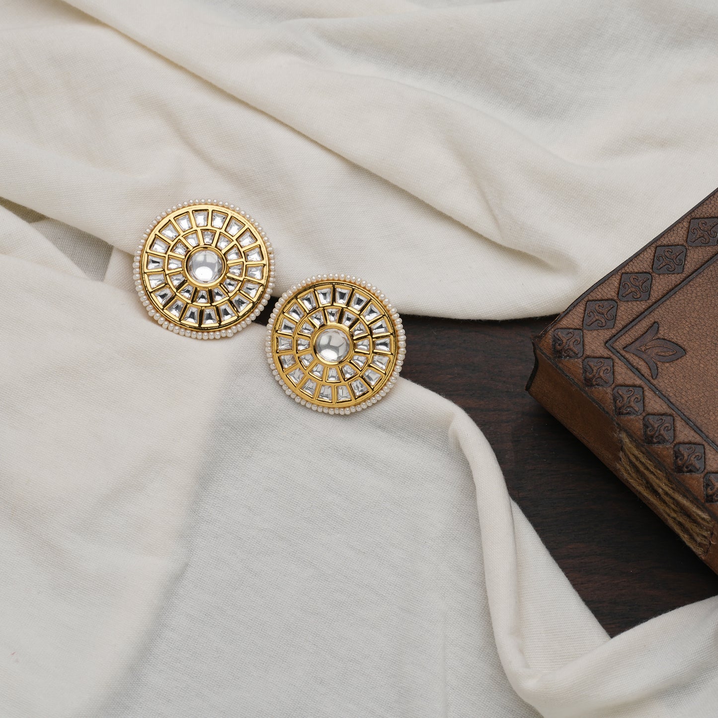 Ziva Kundan Earrings