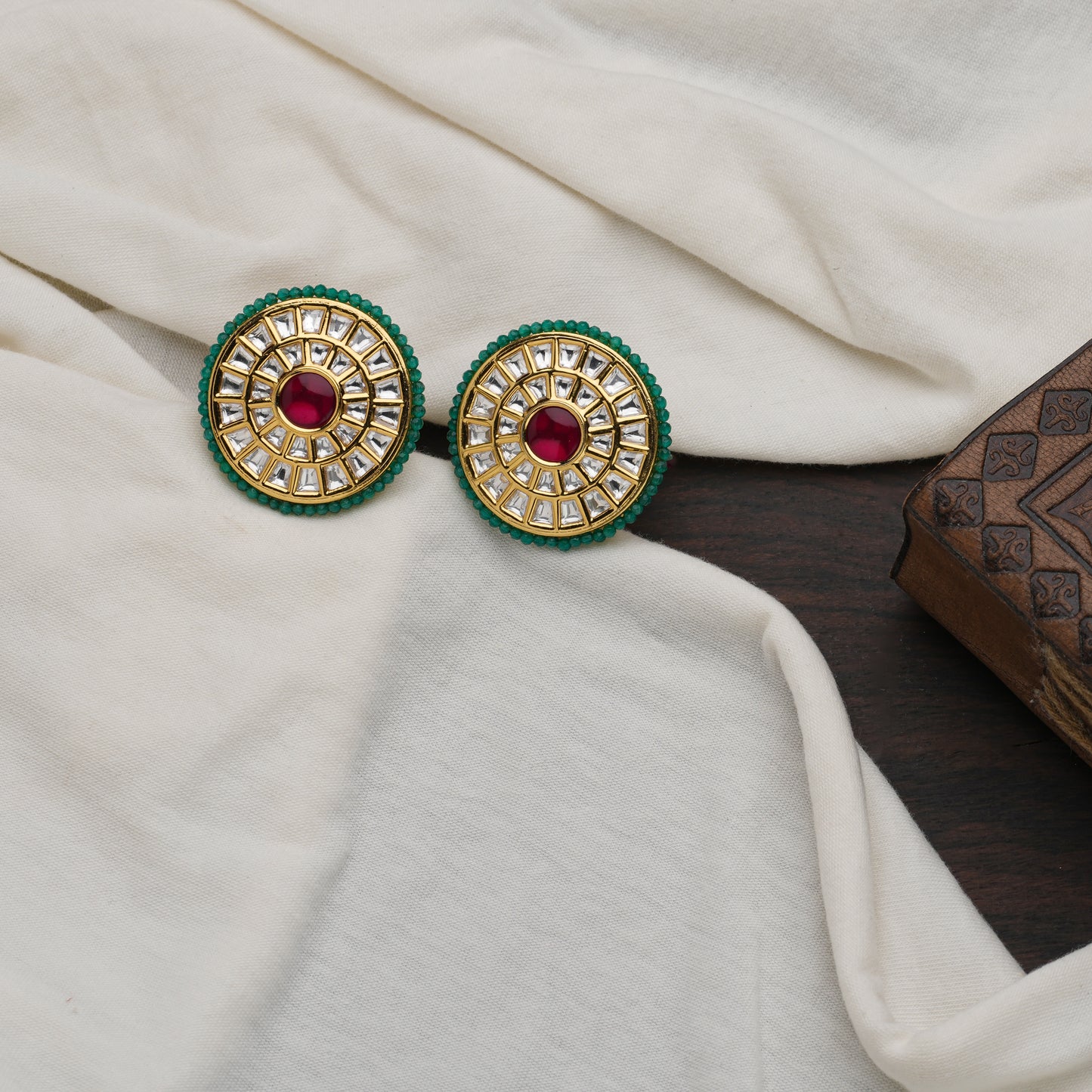 Ziva Kundan Earrings