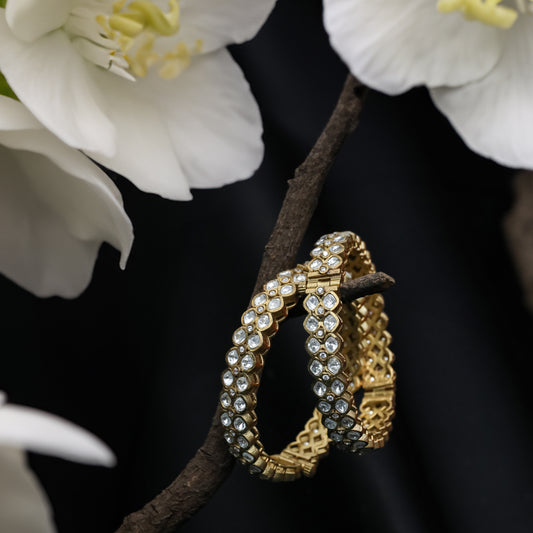 Iris Kundan Bangles