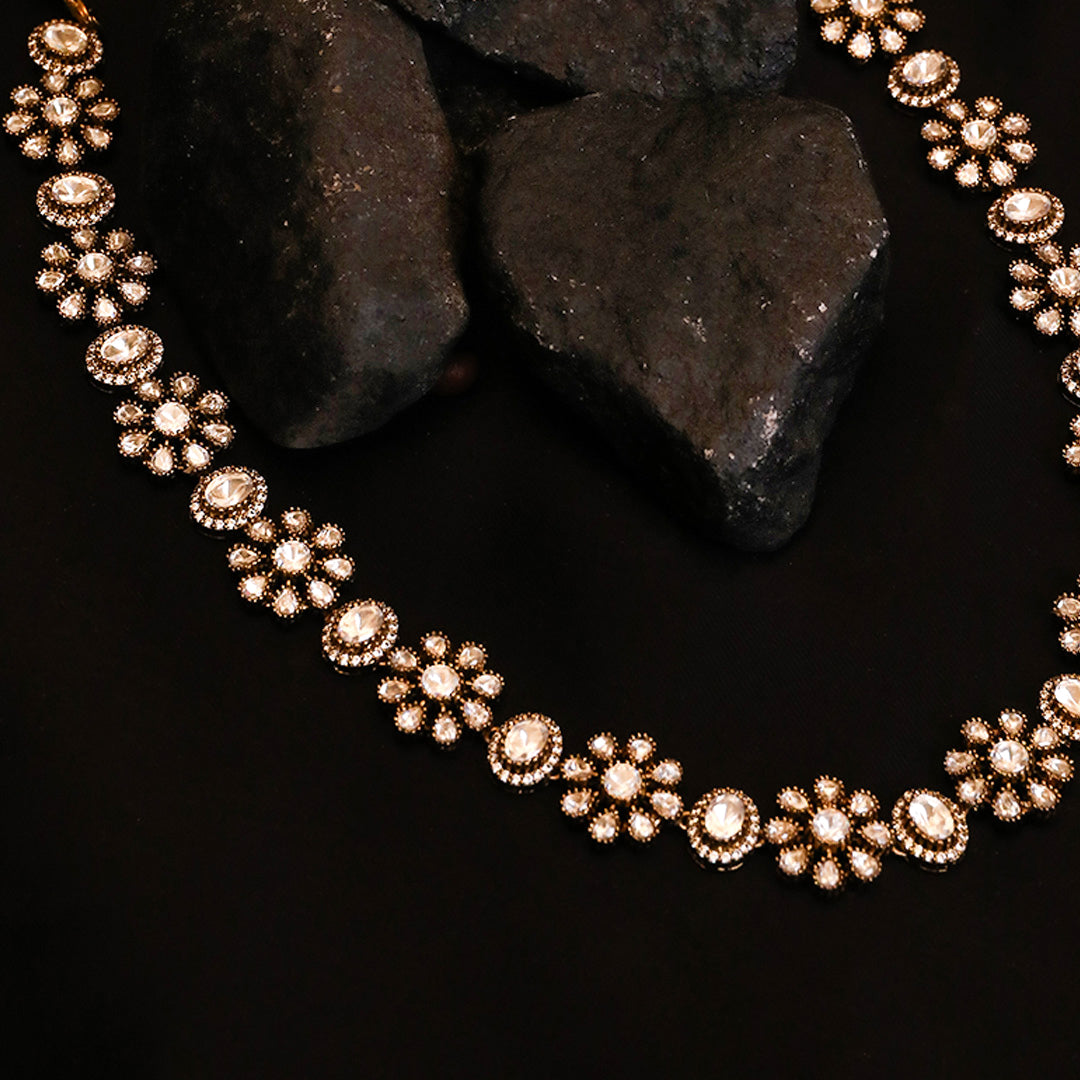 Navira Moissanite Polki Set