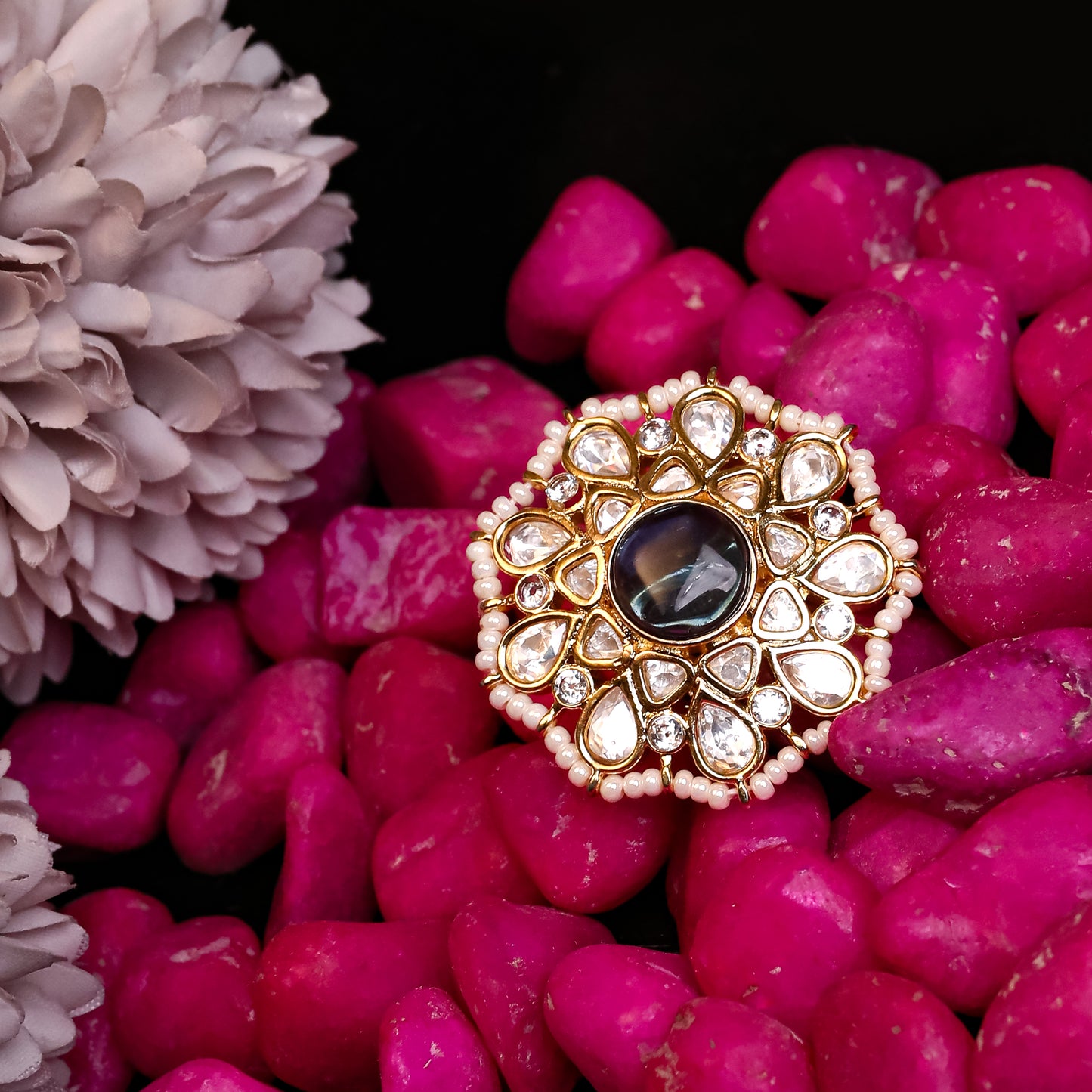 Zuri Kundan Ring