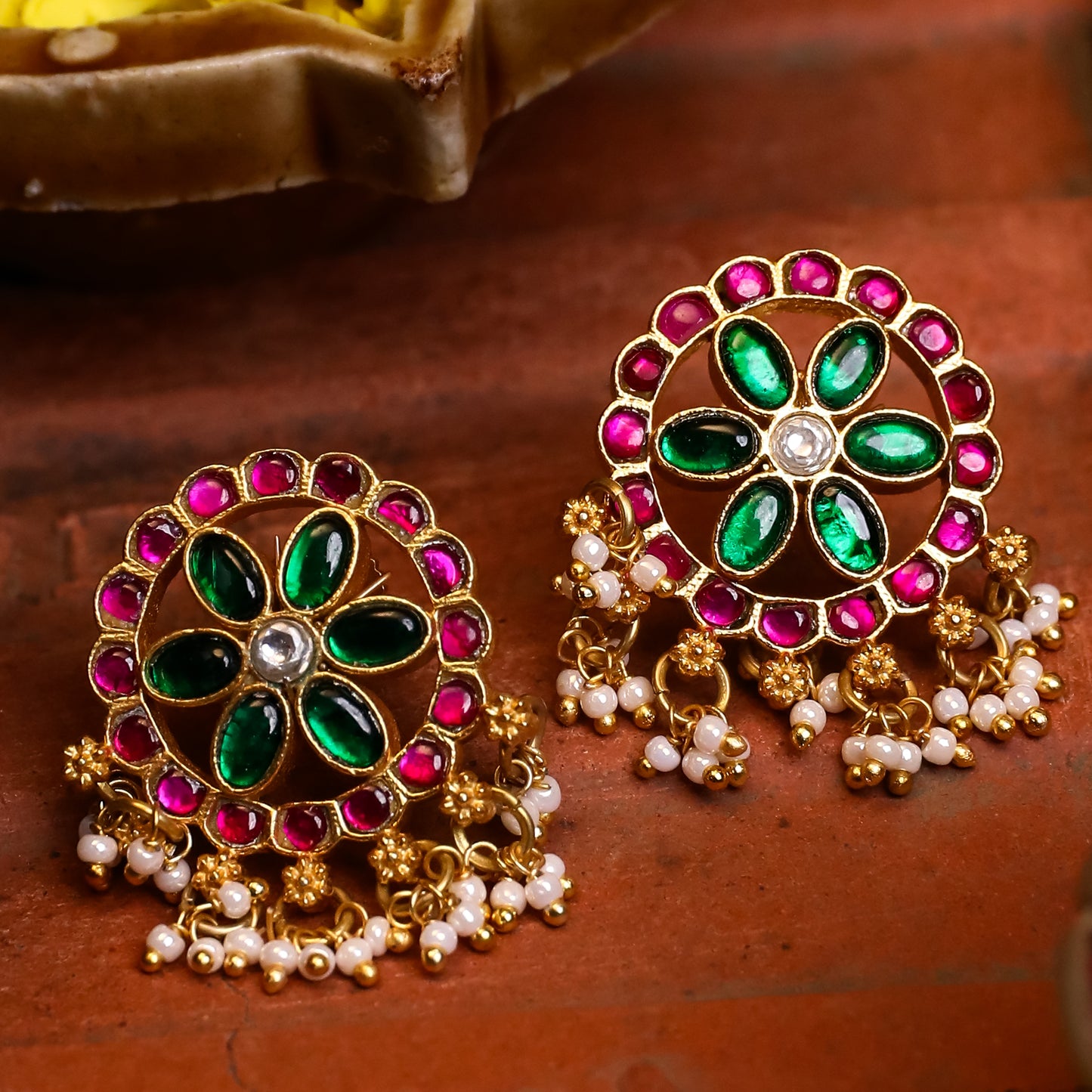 Aela Kundan Earrings