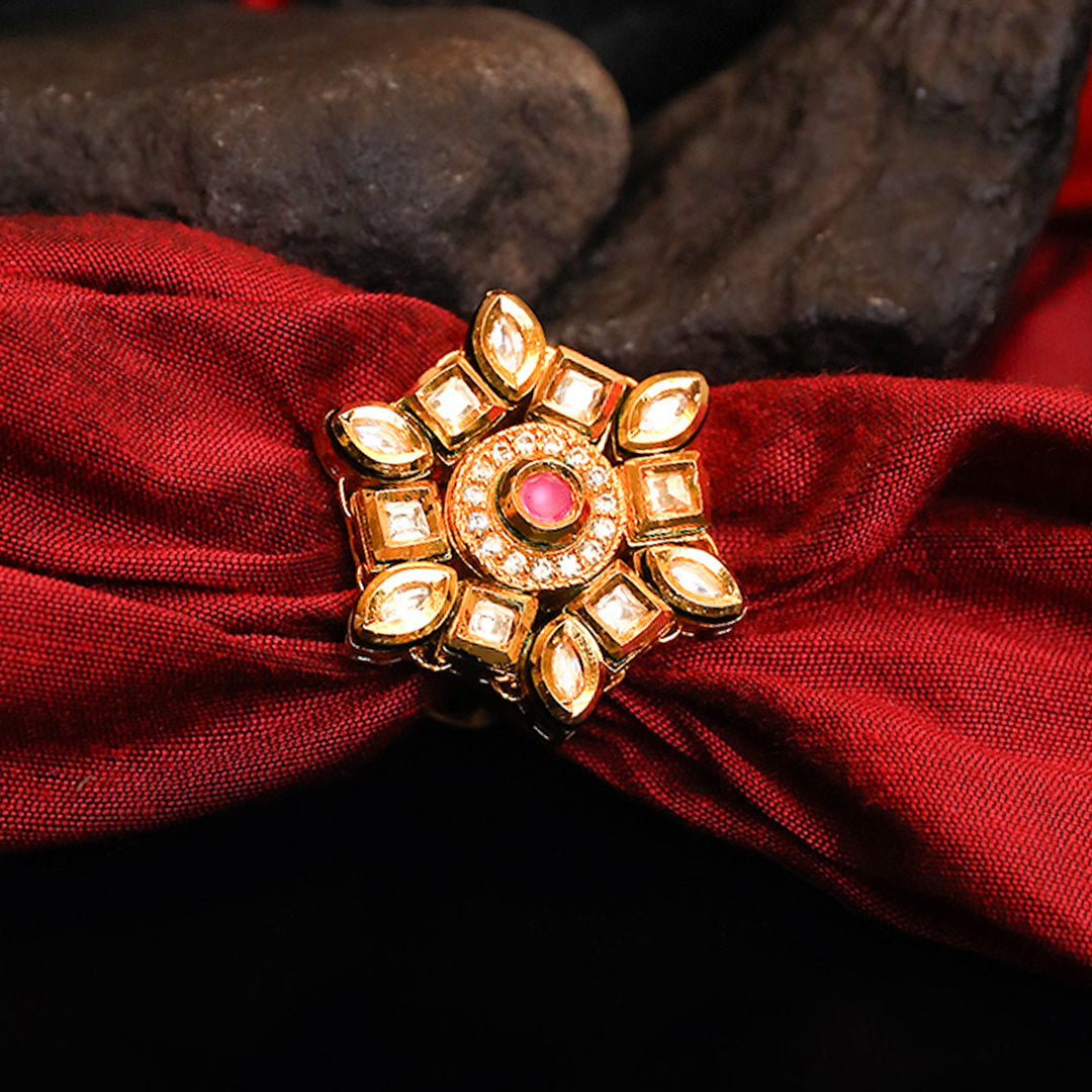 Jade Kundan Ring