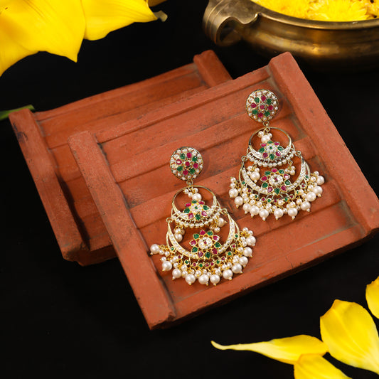 Prabha Kundan Earrings