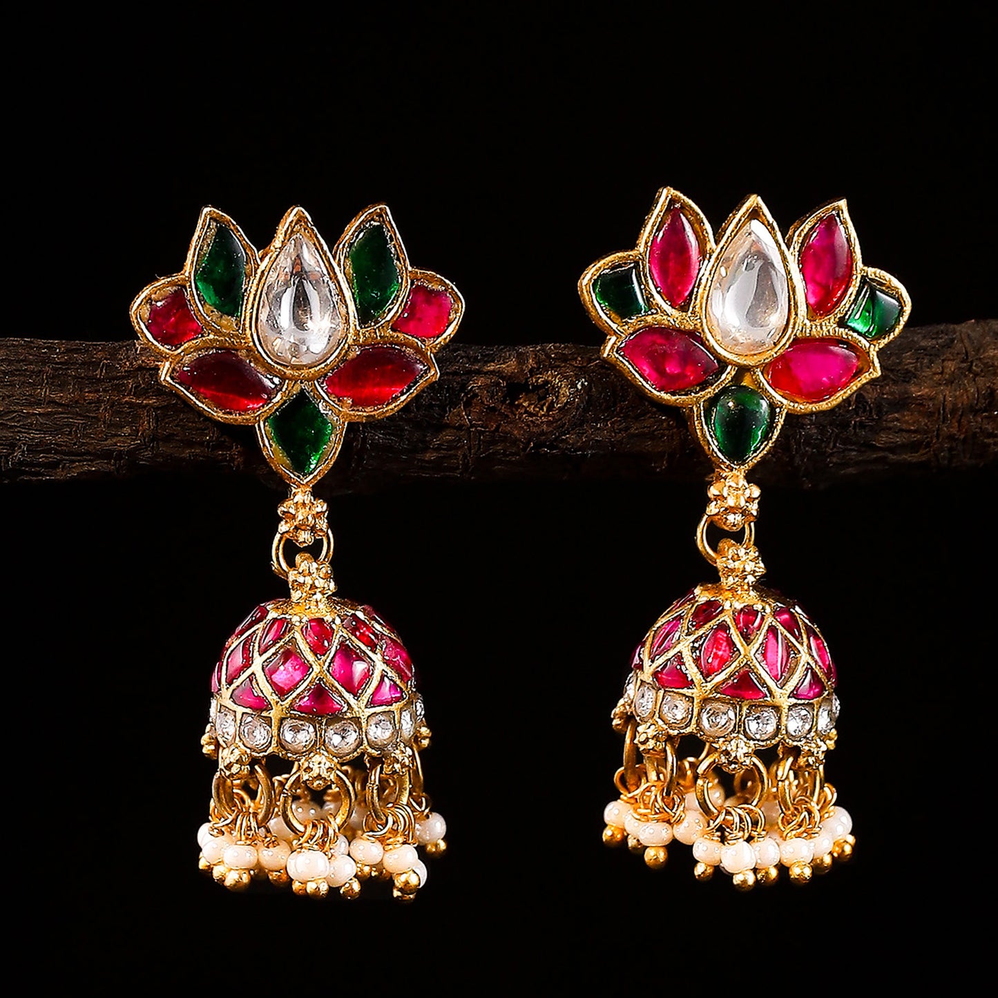 Padma Kundan Earrings