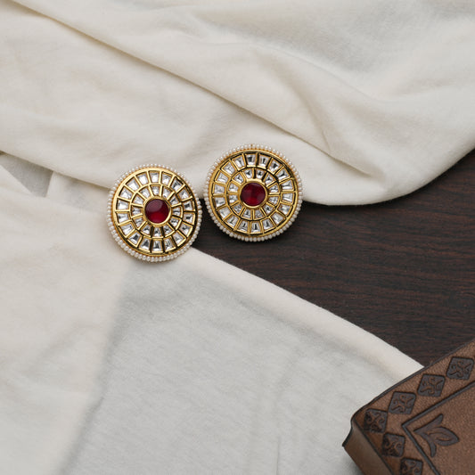 Ziva Kundan Earrings