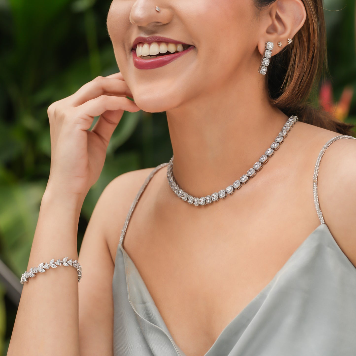 Celeste Artificial Diamond Set