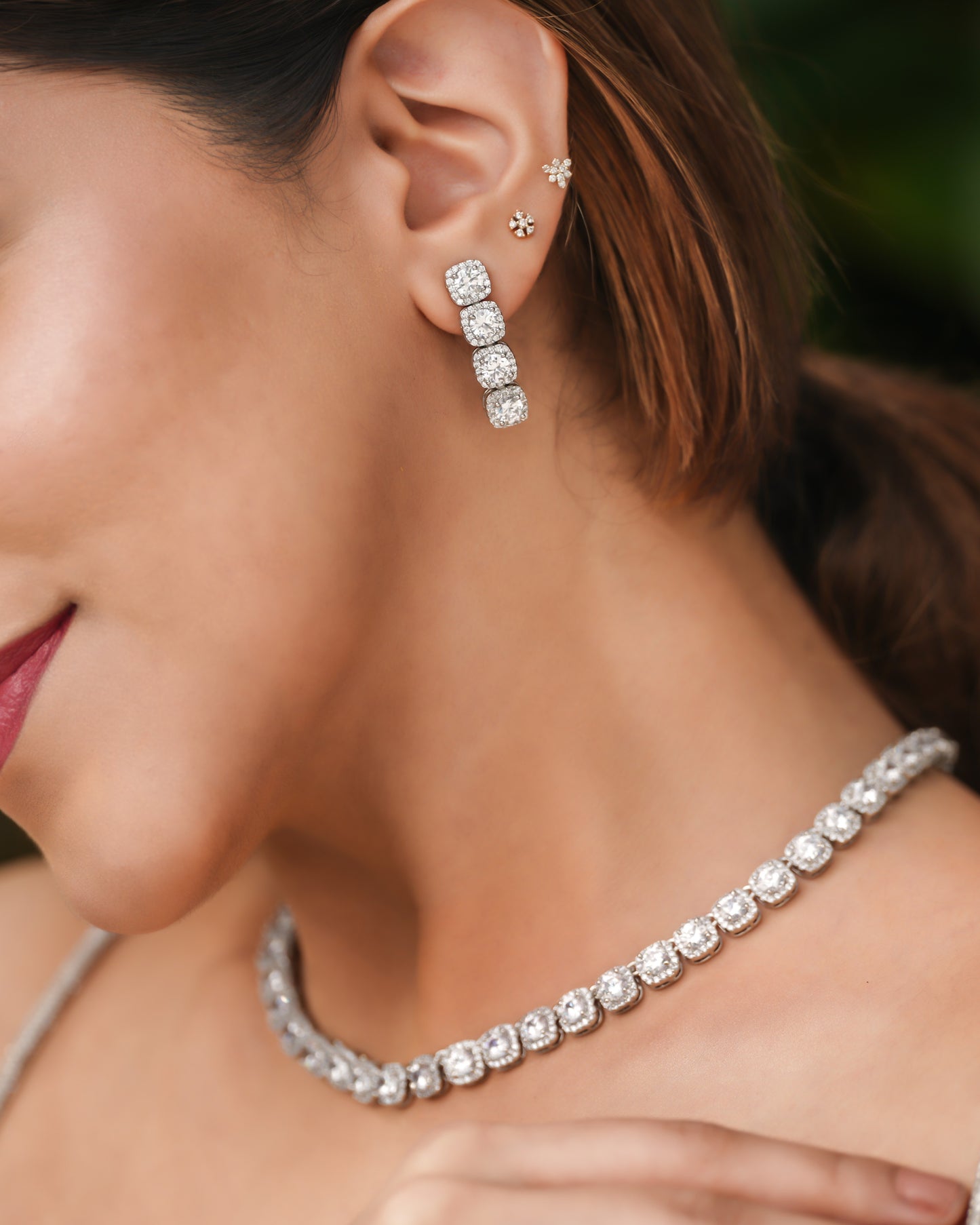 Celeste Artificial Diamond Set