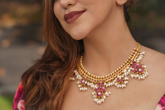 Anantika Guttapusalu Necklace
