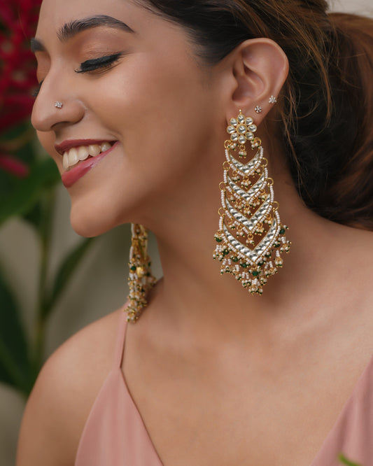 Aarohi Kundan Earrings