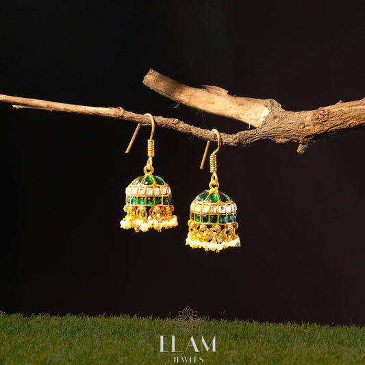 Bhavya Kundan Earrings