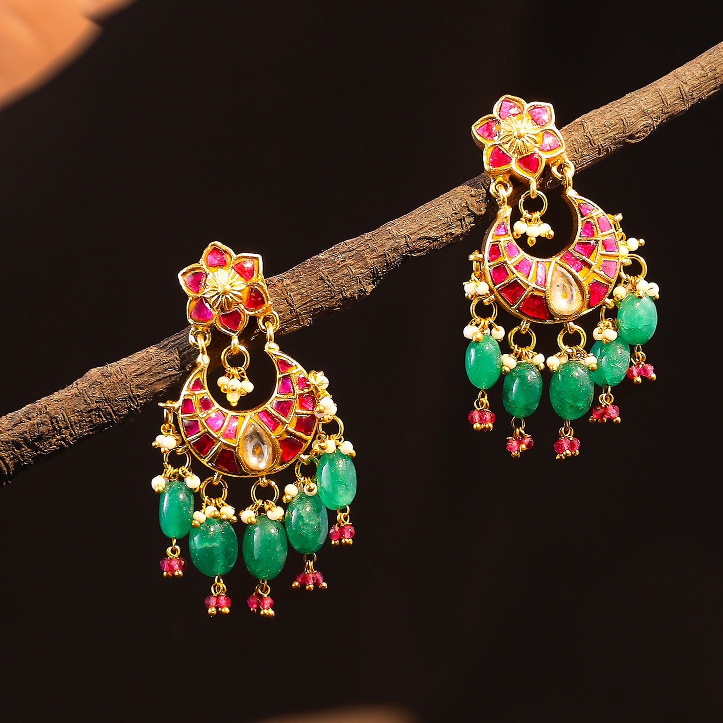 Anaya Kundan Earrings